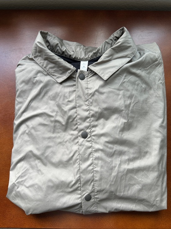 lululemon athletica Other - lululemon athletica Coach Windbreaker Soft Earth Taupe Button-Front Jacket